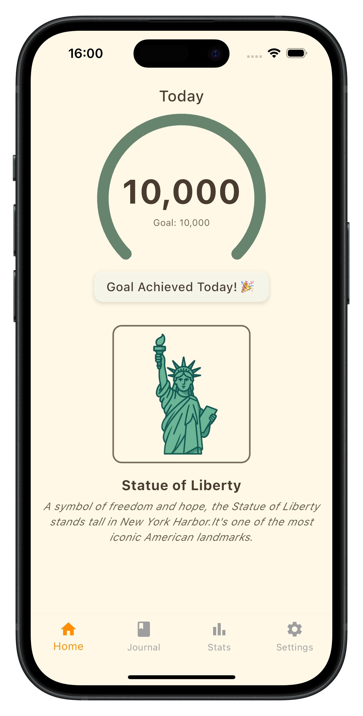 Step Journey App Screenshot 2