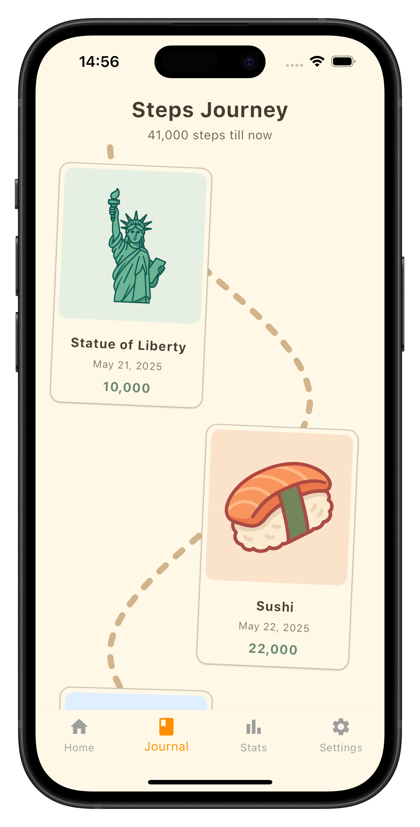 Step Journey App Screenshot 3